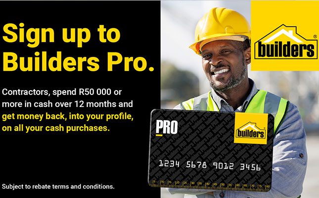 New Builders PRO benefits programme for loyal customers