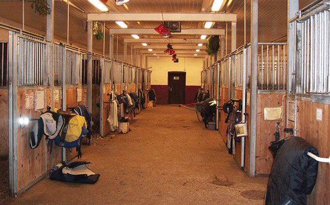 Removal of waste in stables