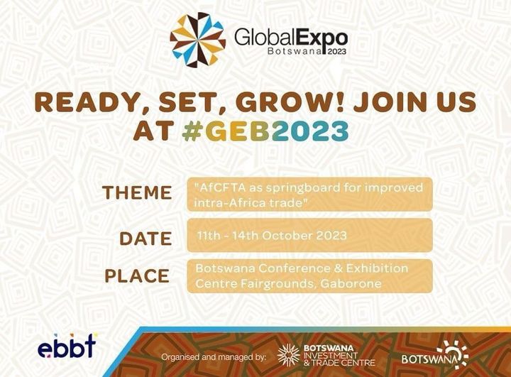 Global Expo Botswana 2023 not to be missed