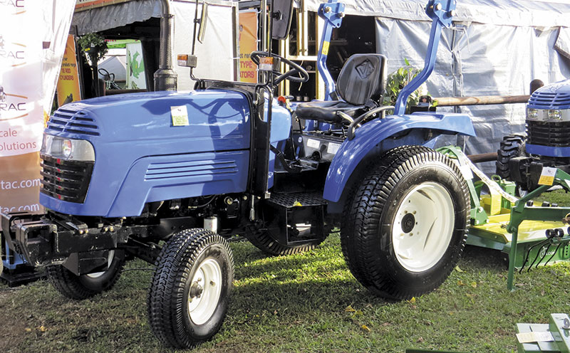 The Zar Trac J24 with turf tyres.