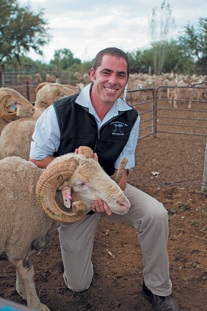 Merino breeder, Stuart Southey