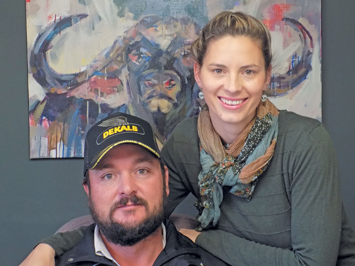 Danie and his wife, Via.