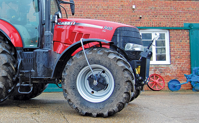 On-the-go tyre pressure control