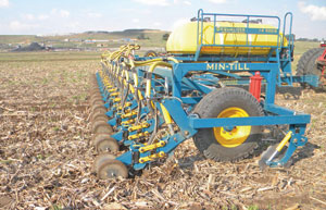 The Min-Till 14500S soya bean seeder. 