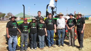 The team that put on the show. From left to right: Rudi du Toit, David Gill, Yolandi Donaldson, Andrew Mitchell, Susan du Toit, Ronald Coulter, Robert Flanagan, Roy Fuller and William Hood.